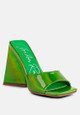 Lovebug Triangular Block Heel Sandals