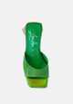Lovebug Triangular Block Heel Sandals