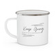 Enamel Camping Mug Keep Going Don’t Give Up - Inspirational Motivation