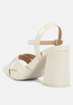Baxter Criss Cross Block Heels Sandals