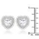 Halo Heart Earrings