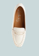Dorlina Studded Faux Leather Loafers