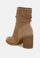 Chinar Rhinestone Studded Slouchy Ankle Boots