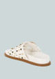 Jayata Metallic Stud Embellished Sliders
