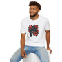 Black Panther & Hibiscus Tattoo Style T-Shirt - Unisex Graphic Tee