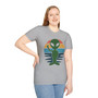 Retro Alien Rock On Hand Sign T-Shirt - Unisex Vintage Graphic Tee