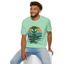 Retro Alien Rock On Hand Sign T-Shirt - Unisex Vintage Graphic Tee