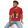 Statue of Liberty Retro Stripe T-Shirt