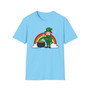 St. Patrick's Day Leprechaun T-Shirt — Rainbow, Pot of Gold Graphic