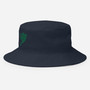 Neon Green Tribal Bull Bucket Hat