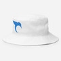 Electric Blue Hummingbird Graphic Bucket Hat