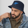Minimalist Blue Kangaroo Summer Hat