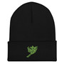 Tribal Bull Silhouette Graphic Beanie Hat
