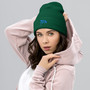 Electric Blue Dolphin Graphic Beanie