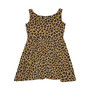 Leopard Print Skater Dress – Sleeveless AOP Women's Casual Party Dress