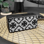 Bluetooth Speaker — Black Tile Pattern Portable Speaker