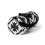Monochrome Geometric Duffel Bag — Black & White Travel Gym Bag