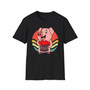 Pig Holding Heart T-Shirt — Cute Valentine Retro Pig Shirt