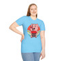 Pig Holding Heart T-Shirt — Cute Valentine Retro Pig Shirt