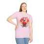 Pig Holding Heart T-Shirt — Cute Valentine Retro Pig Shirt