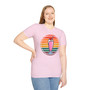 Milkshake Retro T‑Shirt — Vintage Rainbow Soda Fountain Graphic