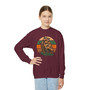 Vintage Sailing Ship Youth Crewneck Sweatshirt – Retro Striped Nautical Graphic