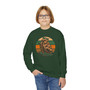 Vintage Sailing Ship Youth Crewneck Sweatshirt – Retro Striped Nautical Graphic
