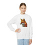 Youth Fox Crewneck Sweatshirt — Vibrant Hand-Drawn Fox Graphic for Kids