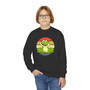 Kids Frog Crewneck Sweatshirt - Cute Retro Frog Graphic