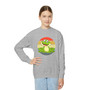 Kids Frog Crewneck Sweatshirt - Cute Retro Frog Graphic