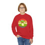 Kids Frog Crewneck Sweatshirt - Cute Retro Frog Graphic