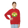Kids Frog Crewneck Sweatshirt - Cute Retro Frog Graphic