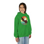 Youth Eagle Retro Hoodie — Vintage Sunset Bald Eagle Pullover