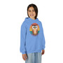 Youth Hoodie – Cute Retro Owl Graphic Kids Pullover