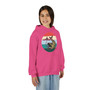 Youth Hoodie — Retro Fishing Walleye Design