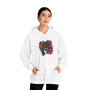 Panther & Red Roses Hoodie — Vintage Tattoo Style Graphic Sweatshirt