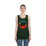 Retro Triceratops Tank Top — Vintage Sunset Dino Tee