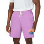Sunset Wave Sweat Shorts — Lightweight Fleece Beach Casual