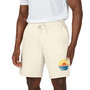 Sunset Wave Sweat Shorts — Lightweight Fleece Beach Casual