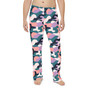 Pink Teal Camo Pajama Pants — Men's All-Over-Print Lounge Sleepwear