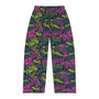 Neon Graffiti Men's Pajama Pants — Colorful Street Art Lounge Sleepwear
