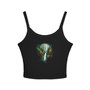 Women's Tank Top — Double Exposure Silhouette with Forest Landscape