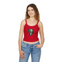 Women's Tank Top — Double Exposure Silhouette with Forest Landscape