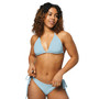 Recycled All-Over Print String Bikini – Sustainable & Stylish