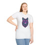 Neon Mystic Wolf T-Shirt — Vibrant Psychedelic Wolf Head Tee