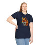 Fox Portrait T-Shirt — Colorful Geometric Fox Graphic Tee