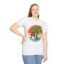 Springer Spaniel Palm Tree Retro Sunset T-Shirt