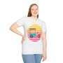 Vintage Ice Cream Bike T-Shirt — Retro Sunset Scooter Graphic Tee