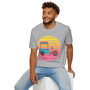 Vintage Ice Cream Bike T-Shirt — Retro Sunset Scooter Graphic Tee