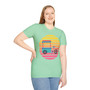 Vintage Ice Cream Bike T-Shirt — Retro Sunset Scooter Graphic Tee